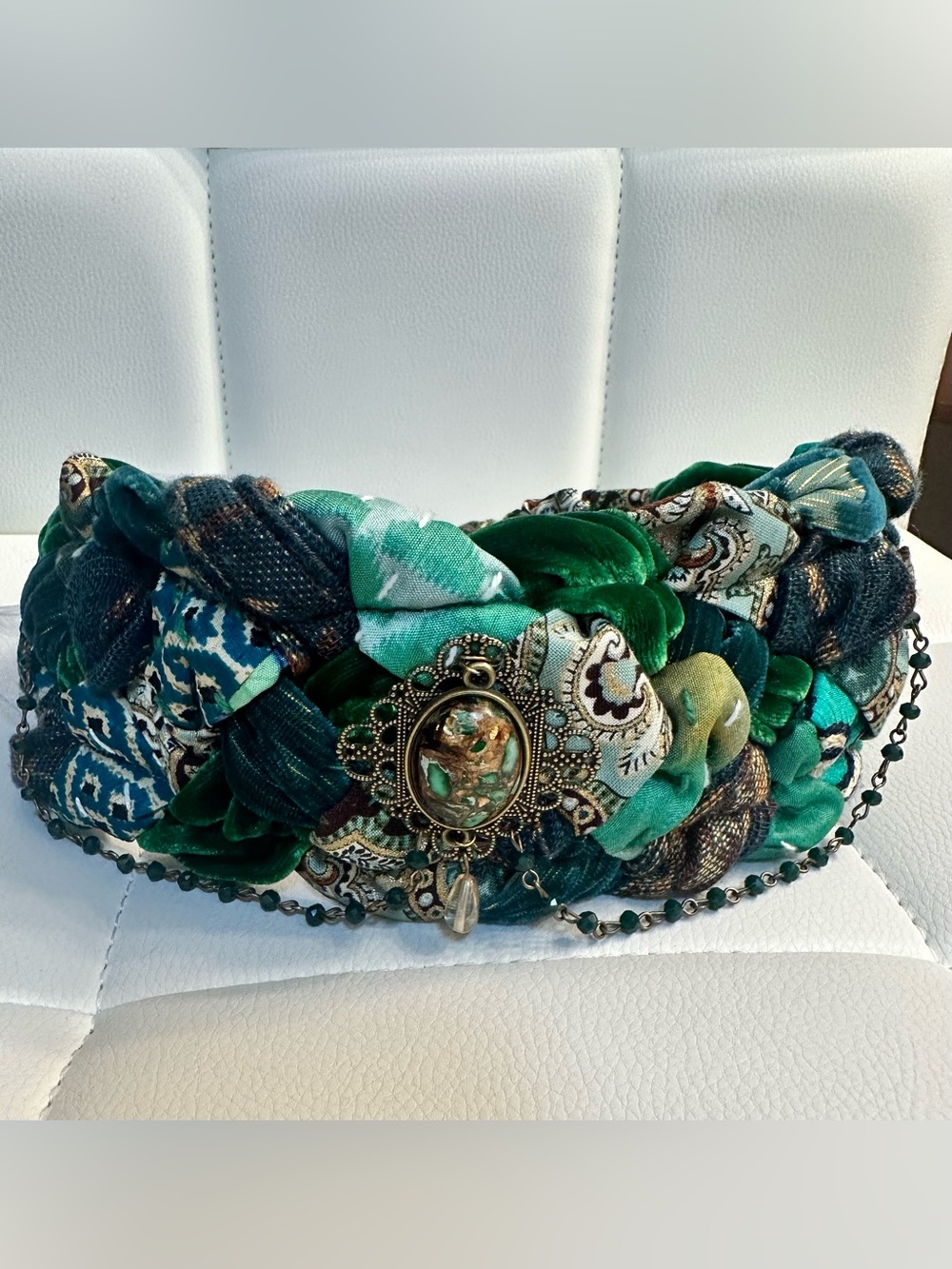 Curried Myrhh Willa Braided Headband- New